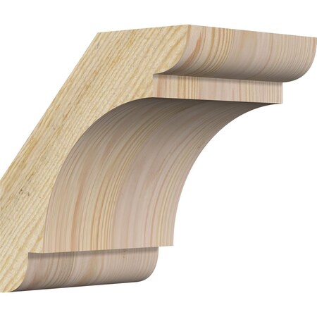 Ekena Millwork 6"W x 8"D x 8"H Olympic Rough Sawn Knee Brace, Douglas Fir BRC06X08X08OLY00RDF